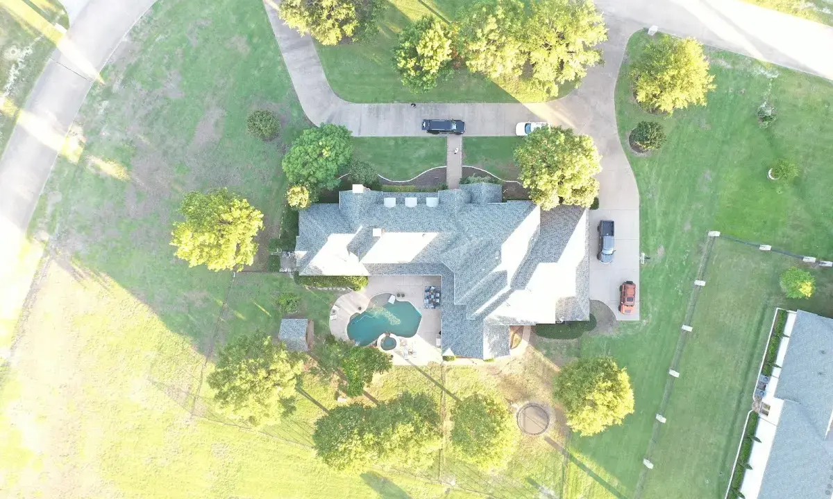 New shingle roof installation on a home in Alvin